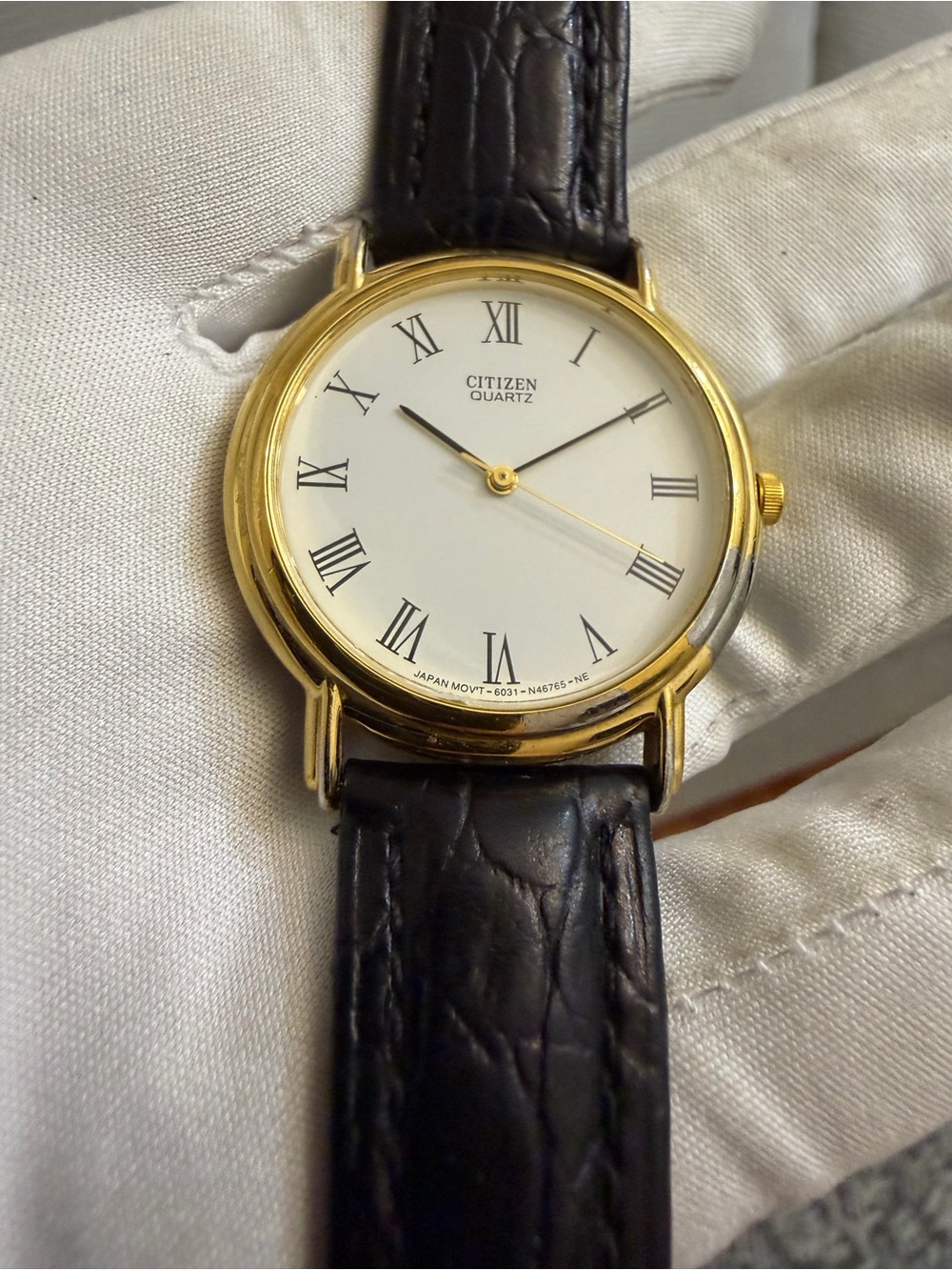 Vintage Citizen Quartz Watch 6031-S52489 May 1990 Roman Dial Working Dress -Read - Picture 12 of 12